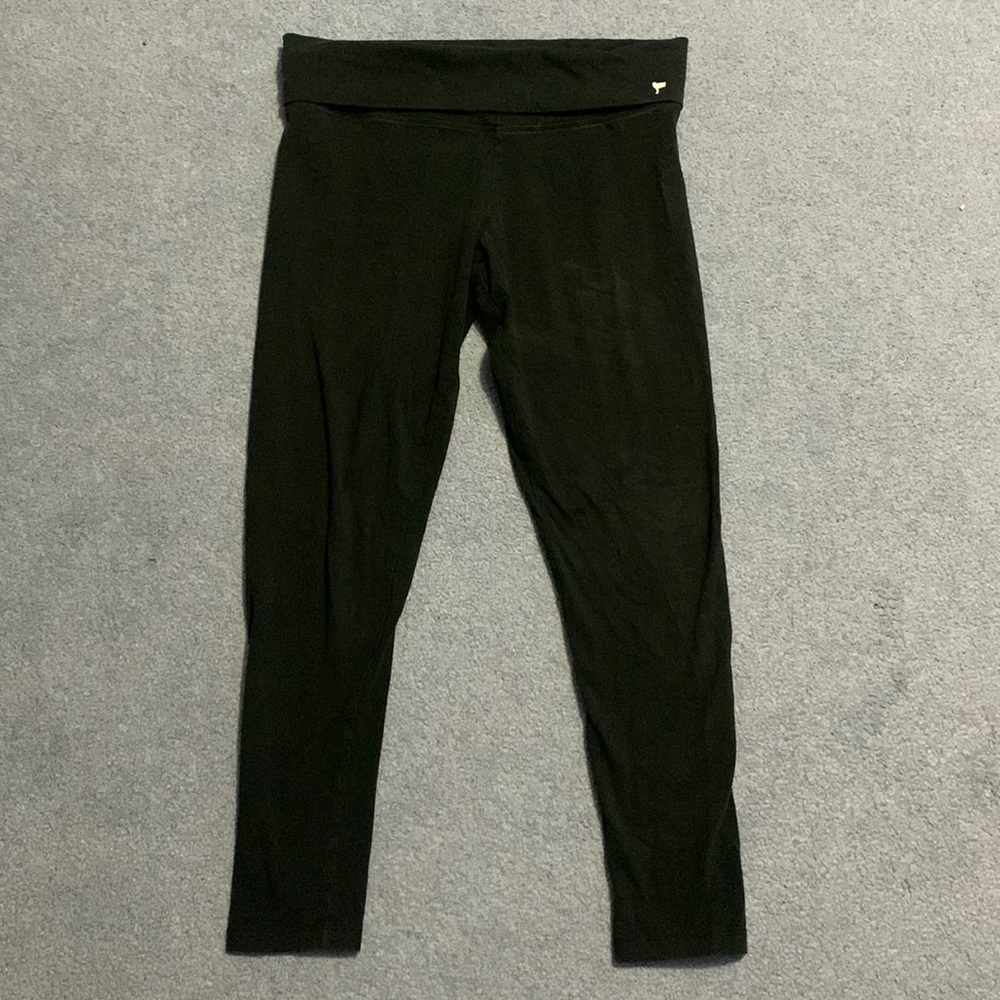 PINK Fold Over Yoga Leggings